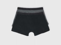 Базовые трусы-транки, 2 шт., Черный