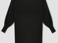 Вязаное платье с добавлением шерсти