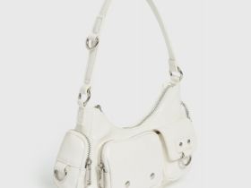 Сумка из искусственной кожи для девочек, Белый