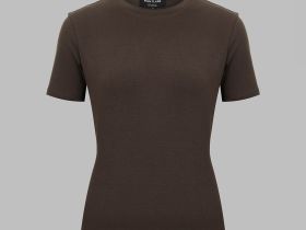 Футболка приталенного кроя из хлопка