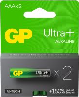 Батарейки GP Ultra Plus Alkaline AAA (2 шт.)