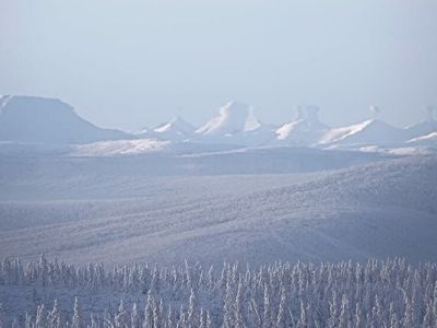 Зимний мираж сняли на видео в Якутии