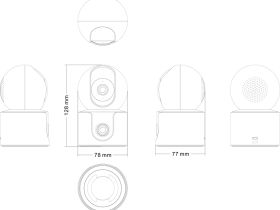 Умная камера Xiaomi Smart Camera C500 Dual Белая