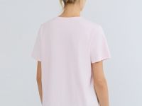 Футболка с принтом, Розовый