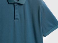 Поло из шелковистого пике, Зеленый