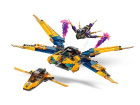Ninjago 71833 Конструктор Суперштормовой самолет Раса и Арина