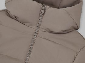 Длинный пуховик с натуральным пухом