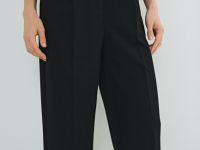 Брюки с ремнём и стрелками, Черный