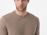 Базовая футболка, Бежевый