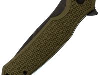 Складной нож Mr.Blade Hellcat Mini blackwash сталь S35VN, рукоять Olive G10