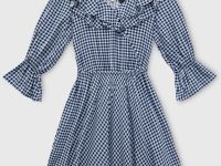 Платье с воланом