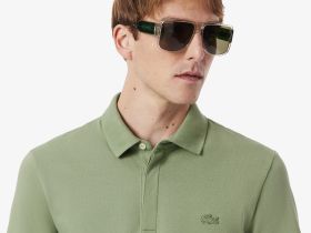 Мужское поло Lacoste PARIS стандартного кроя