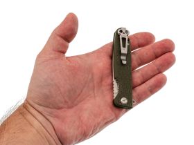 Складной нож Daggerr Dopey olive SW DL, сталь 8Cr14MoV, рукоять FRN