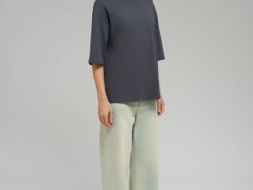 Футболка унисекс из хлопка оверсайз силуэта