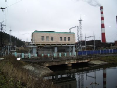 Запорный узел заводской плотины Сергинского металлургического завода