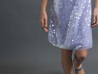 Платье с пайетками для девочек, Фиолетовый