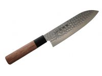 Нож шефа Сантоку Kanetsune, сталь DSR1K6, рукоять pakka wood