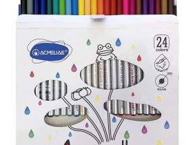 Набор карандашей акварельных ACMELIAE 24 цв.+кисточка