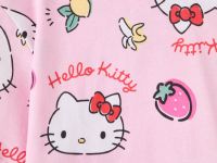 Розовая пижама с принтом Hello Kitty для девочки Глория Джинс