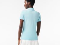 Женское поло Lacoste приталенного кроя из эластичного хлопка
