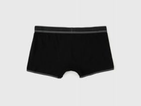 Трусы-транки с низкой посадкой, Черный
