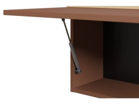 Полка Элвуд 120x36 Терракотовый
