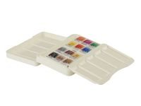 Набор акварели "Белые Ночи" Анималистика, 12 шт х 2,5 мл, палитра, пластик