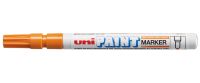 Маркер-краска Uni "Paint" PX-21, 0,8-1,2 мм, алюминиевый корпус, оранжевый