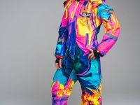 Зимний комбинезон из мембранной ткани для девочки