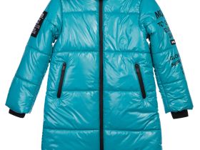 Пальто текстильное с полиуретановым покрытием для девочек