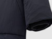 Пуховое пальто с воротником-стойкой