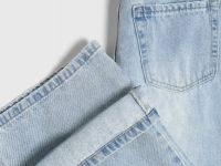 Джинсы Wide leg для девочек, Голубой