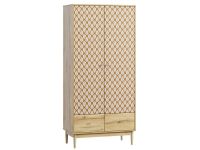 Распашной шкаф Тайрон 2-95x200 Розетта