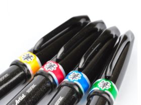 Браш пен Brush Sign Pen Artist, ultra-fine, жёлтый