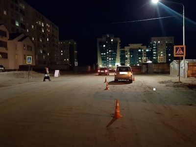 В Якутске совершен наезд на отца с двухгодовалым ребенком