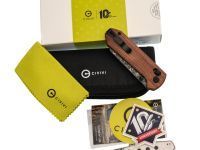 Складной нож CIVIVI Yonder, сталь Damascus, рукоять дерево