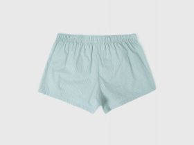 Текстильные трусы-боксеры в полоску, Зеленый