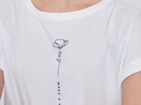 Футболка с круглым вырезом