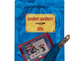 Скелетный нож N.C.Custom Киридаши Koi Шайбу! Шайбу!! - Вымпел, сталь AUS-8