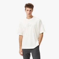 Мужская футболка Lacoste оверсайз из органического хлопка