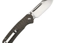 Складной нож CJRB Pyrite Bowie, сталь AR-SFII, рукоять микарта, зеленый