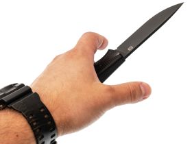 Нож Hot Knife Hoot, сталь D2 cerakote, рукоять G10, черный