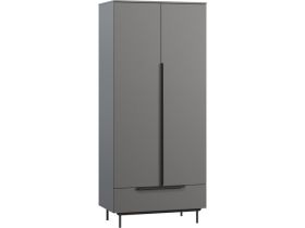 Распашной шкаф Квелен 2-96x220 Графитовый