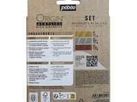 Набор акрила Pebeo "ORIGIN" Metalic Discovery Set, матовый, 3 цв. х 60 мл