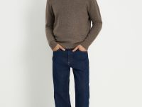 Джемпер прямого силуэта с добавлением шерсти