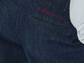 Широкие джинсы O'STIN x Яндекс Книги, Синий