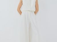 Укороченный жилет, Белый