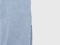 Платье в рубчик для девочек, Серый