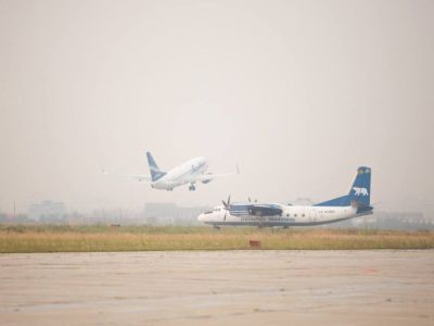 В аэропорту Якутска задержаны рейсы из-за густого дыма