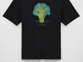 Футболка прямого силуэта с принтом